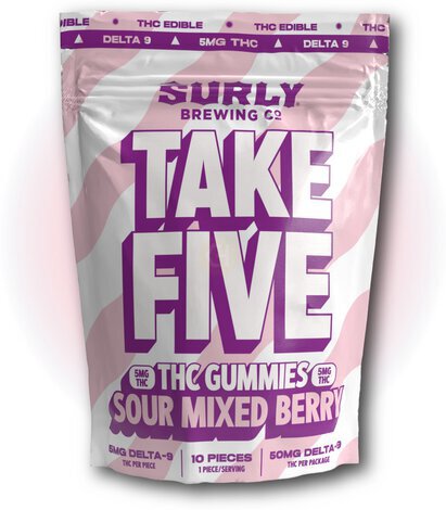 Surly Take Five Berry Gummies Delta 10pc