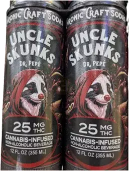 Uncle Skunks Chronic Craft Sodas Dr Pepe 25mg