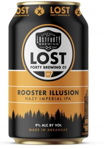 Lost Forty Rooster Illusion Hazy Imperial Ipa