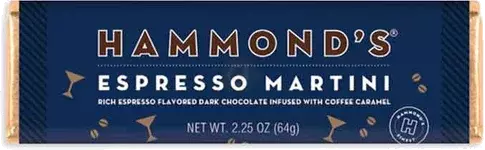 Hammond's Candies Espresso Martini Dark Chocolate Bar