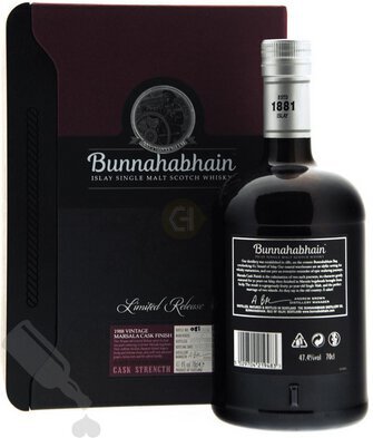 Bunnahabhain Single Malt Scotch Vintage Marsala Cask Finish Limited Release