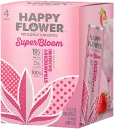 Happy Flower 10mg Strawberry Daiquiri Thc Cocktail Non Alcoholic