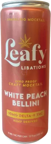 Leafy White Peach Bellini 10mg Thc
