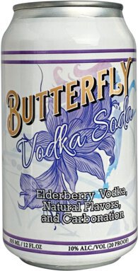 Butterfly Berry Vodka Soda
