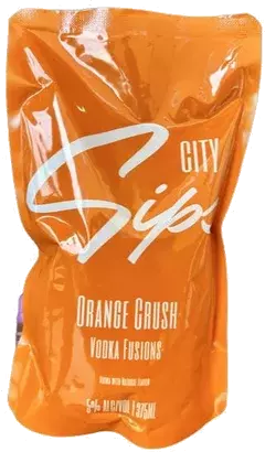 City Sips Orange Crush Vodka Fusion Pouches
