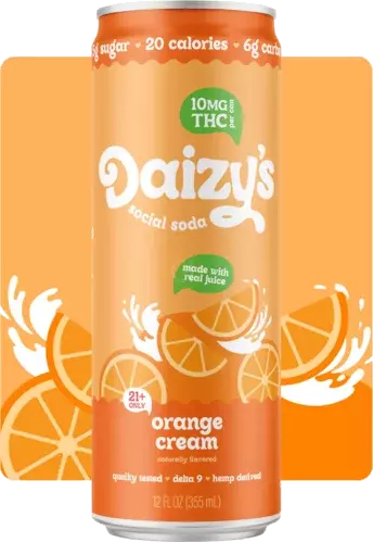 Daizy's Orange Cream 10mg Thc Cn