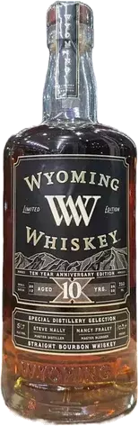Wyoming Whiskey Years Anniversary Edition Straight Bourbon Whiskey