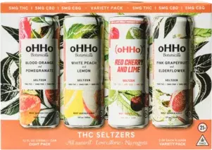 Ohho Thc Seltzers Variety 5mg