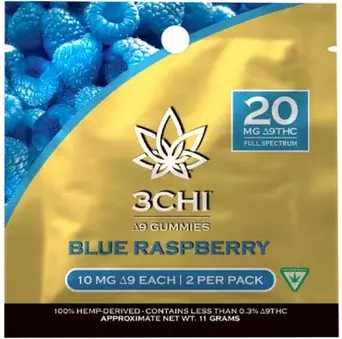 Chi Blue Raspberry 10 Mg Gummies