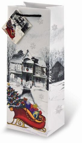 Gift Bag Santa Sleigh