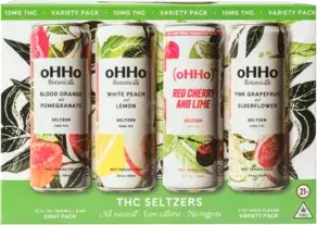 Ohho Botanicals Variety 10mg Thc Seltzer