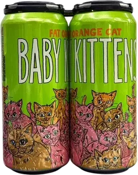 Fat Orange Cat Pumpkin Patch Kittens