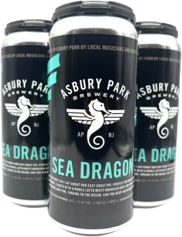 Asbury Park Sea Dragon East Coast IPA Beer Can