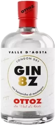 Ottoz 8z Dry Gin Aosta Vly Abv