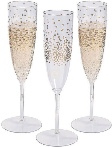 Plastic Champagne Flutes