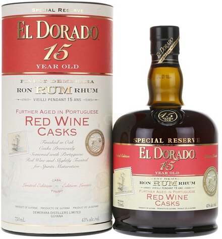 El Dorado Special Cask Finish Versailles Years Portuguese Red Wine Cask