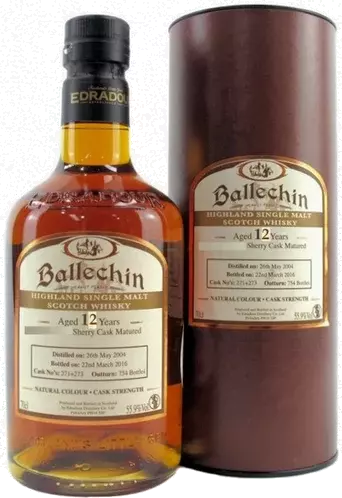 Edradour Ballechin Sftc Oloroso Sherry Cask Matured Year Old Single Malt Scotch Whisky