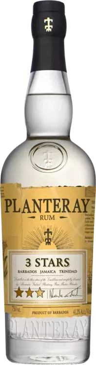 PLANTERAY RUM WHITE 3 STARS(BARBADOS) - Wine & Spirits Discount