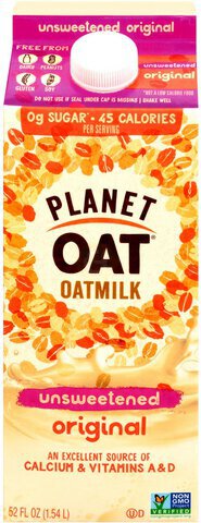Planet Oat Original Oatmilk Unsweetened