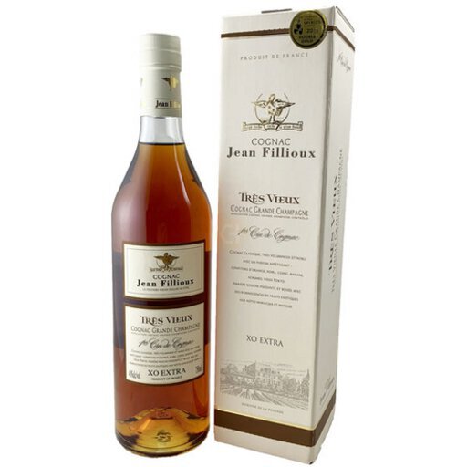 Jean Fillioux Tres Vieux Cognac Grand Champagne Xo Extra France