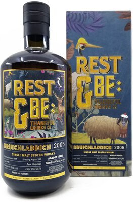 Rest And Be Thankful Bruichladdich Single Malt Cask 481 Hogshead 17yr