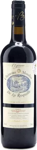 Chateau Moulin De La Roquille Francs Cotes De Bordeaux France Bordeaux Organic