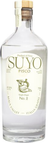 Suyo Pisco Single Origin No Italia Mala Valley Peru