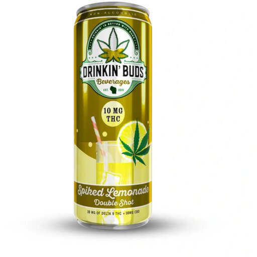 12ozcan Drinkin Buds 10mg Thc Spiked Lemonade 12OZ - Vern's Retail