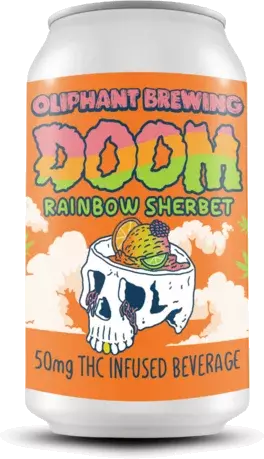 Oliphant 50mg Doom Rainbow Sherbert Thc Infused Beverage Non Alcoholic