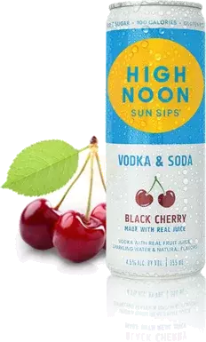 High Noon Black Cherry Vodka & Soda