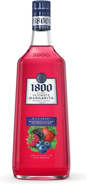 マリ産 ワイルド エンドリケリー、ビキールコリバ 1800® The Ultimate Margarita Wild Berry Ready to Drink Cocktail
