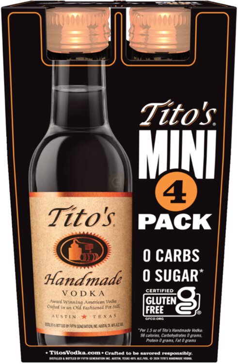 Tito's Handmade Vodka 50ML - Corkdorks Nashville Wine, Spirits, Beer