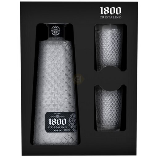 1800 CRISTALINO ANEJO GIFT SET - Wine & Spirits Discount Warehouse