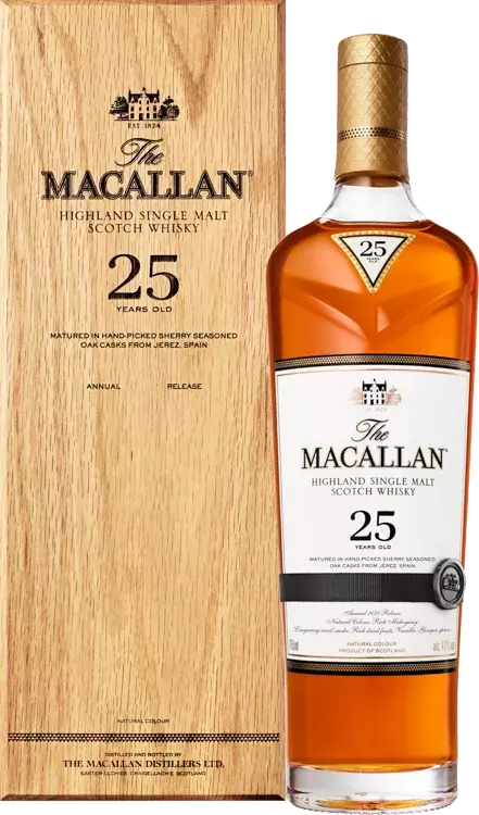Macallan 25yr Sherry Oak Single Malt - West Kendall Liquors