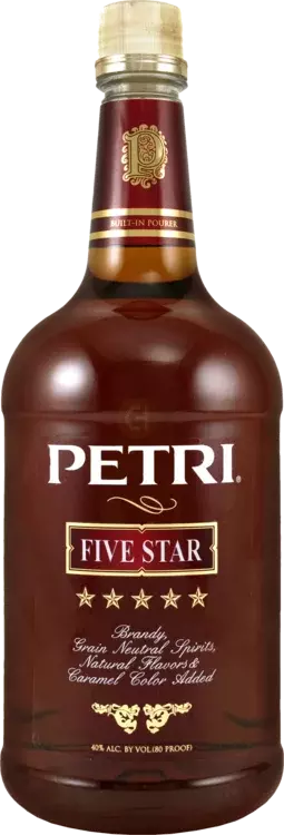 Petri Five Star Brandy 1.75L - Mount Royal Bottle Shoppe | Duluth
