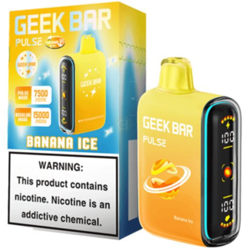 geek bar banana flavor Pulse Ice Flavor:Peach Slush nicotine vape new juul flavors reddit