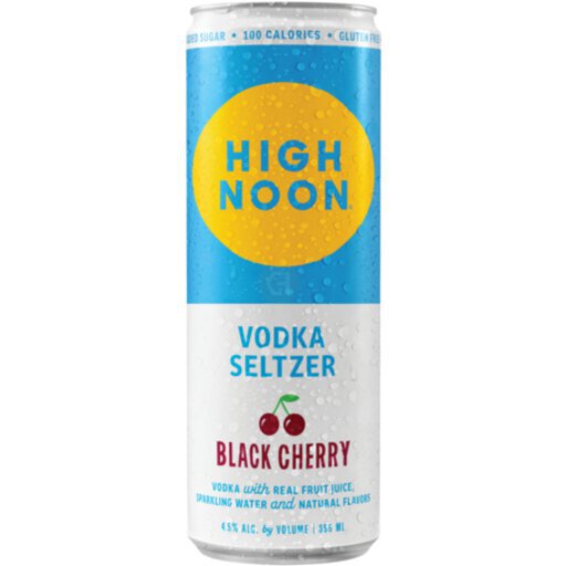 High Noon Black Cherry Vodka & Soda 12OZ - Beer, Homebrew Supplies