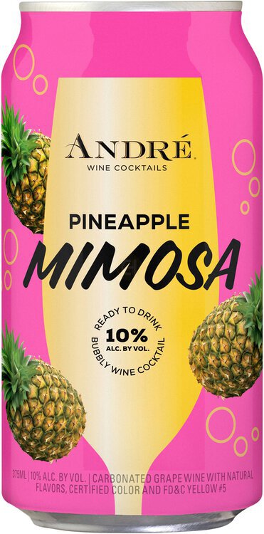 Andre Pineapple Mimosa Sparkling Wine Cocktail 375ML