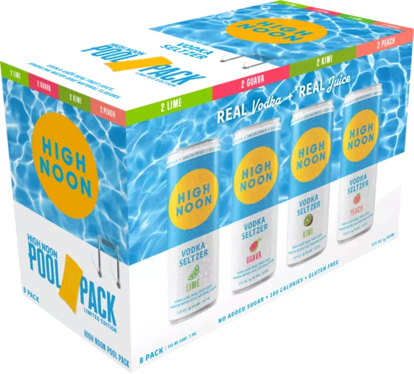 High Noon Pool Pack Vodka Hard Seltzer Variety Pack 8