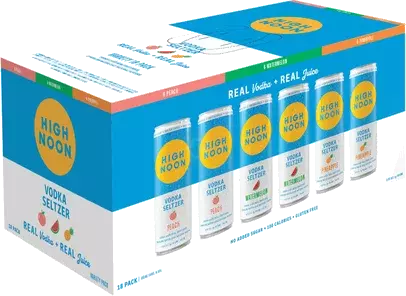 High Noon Vodka Hard Seltzer Variety Pack 18 - Hazel's Beverage