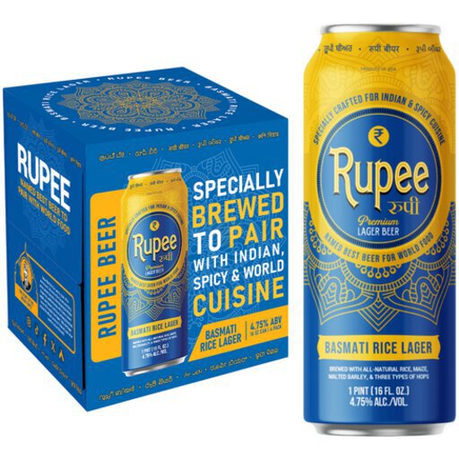 Rupee Basmati Rice Lager 16OZ - Bottle King NJ Largest Retailer of Wine ...