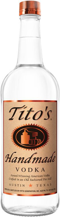 Tito's Handmade Vodka 1L - Brown jug liquor Arvada CO, Arvada, CO